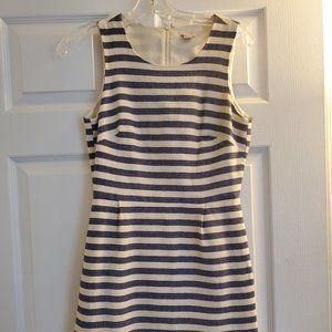 Nautical JCrew canvas dress size 2